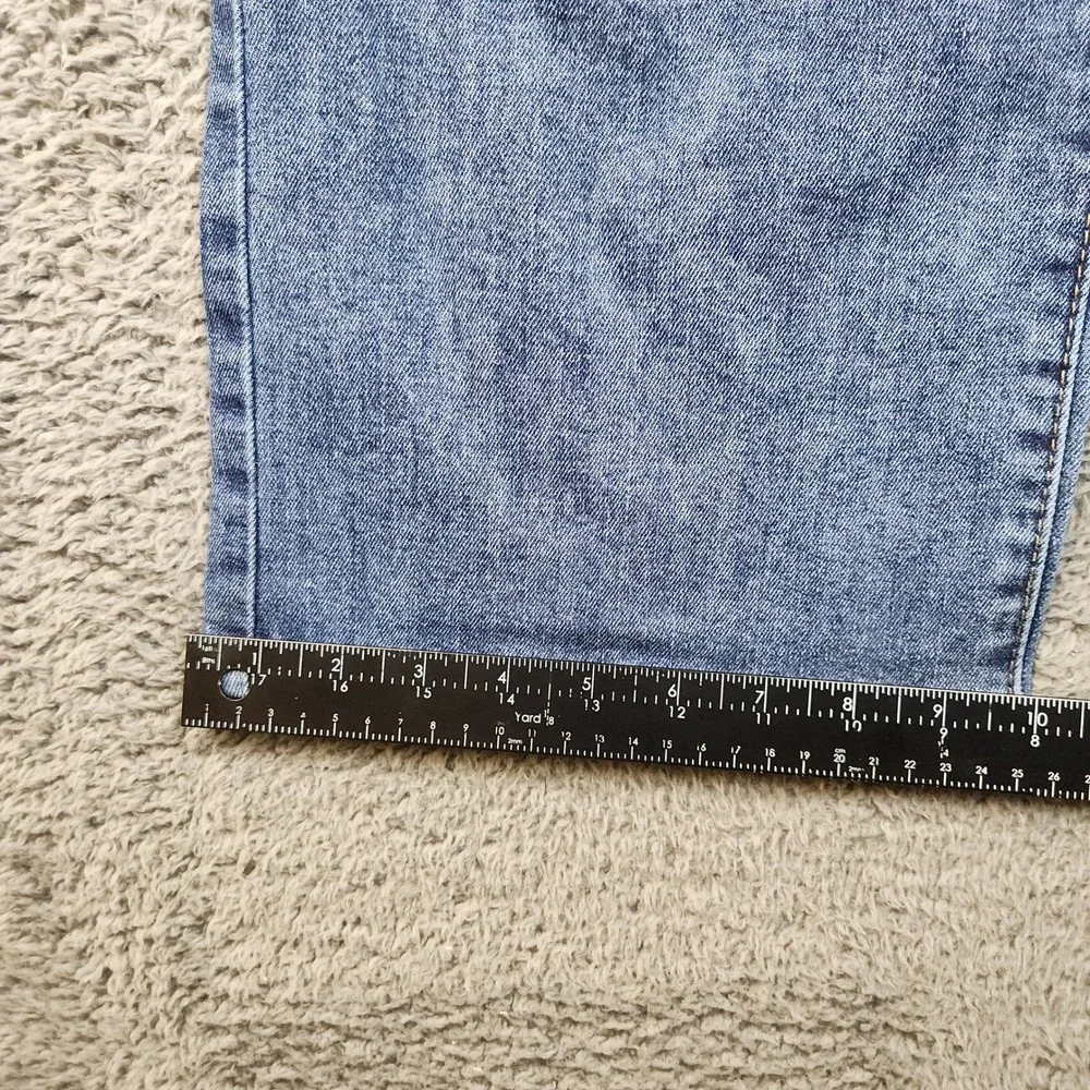 Camila Coelho Women's High Waisted Ankle Wide Leg Jeans Size 8 Chain‎ Detail